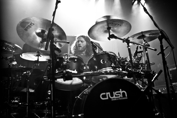 Drummer Jay Postones of TesseracT