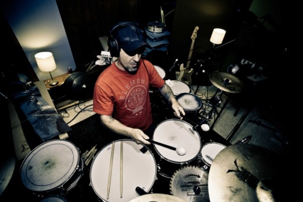 Drummer Lance Garvin from Living Sacrifice, Photo by Jeremiah Scott