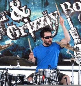 Drummer Joe Connolly of Gunnar & the Grizzly Boys Drummer Joe Connolly of Gunnar & the Grizzly Boys