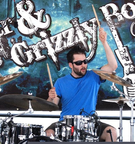 Drummer Joe Connolly of Gunnar & the Grizzly Boys