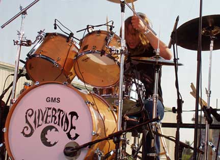 Drummer Kevin Franks of Silvertide