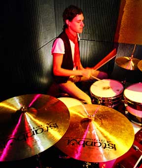 drummer Ned Brower of Rooney