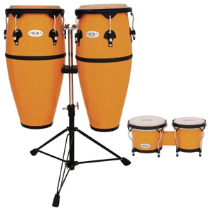 Toca Synergy Fiberglass Conga Set (yellow)
