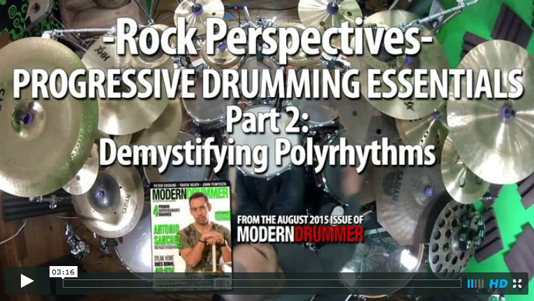 VIDEO LESSON! Progressive Drumming Essentials, Part 2: Demystifying Polyrhythms