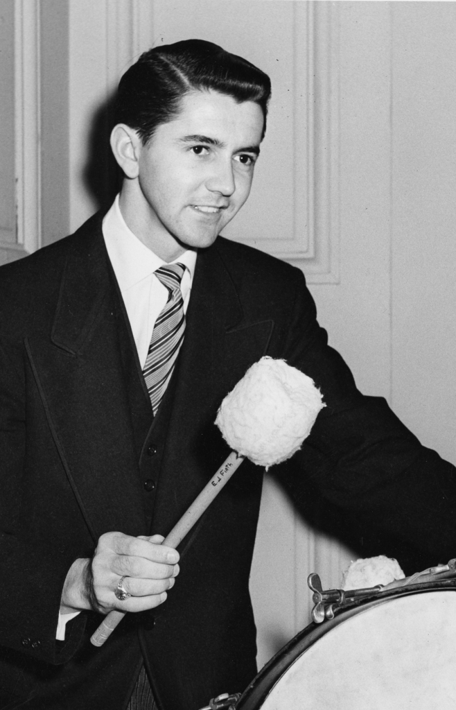 Firth in 1952, his first year with the Boston Symphony Orchestra