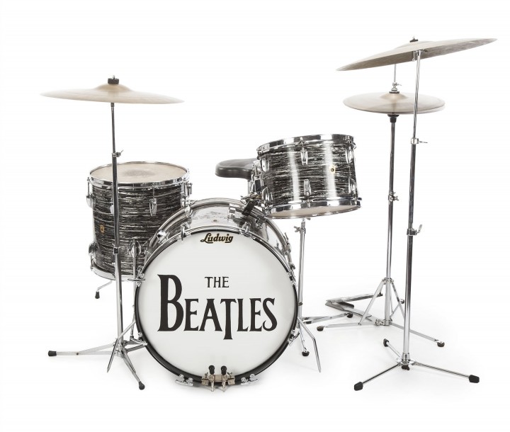 Ringo's 1963 Ludwig black oyster pearl three-piece drumkit