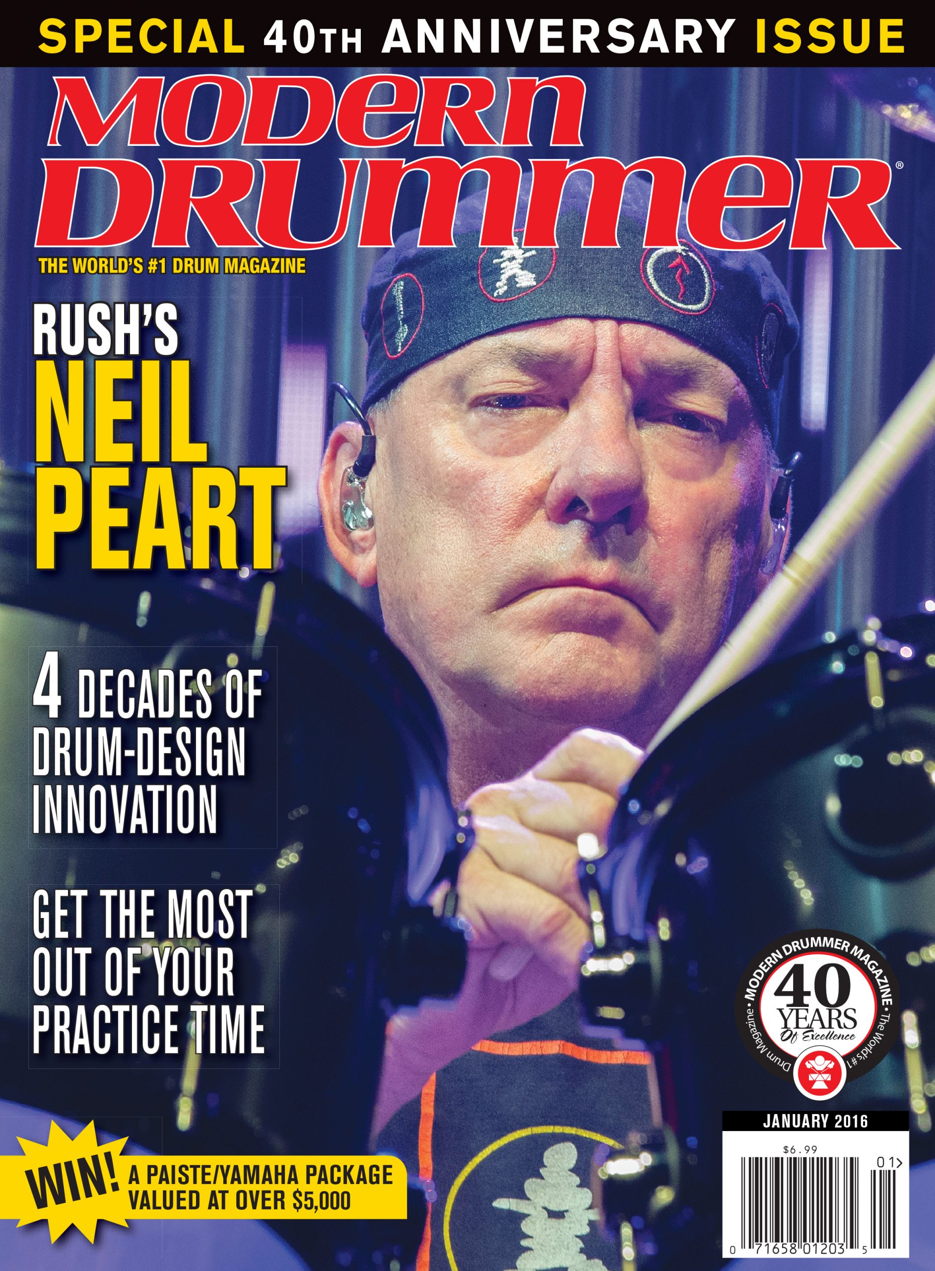 Neil Peart - Modern Drummer Magazine