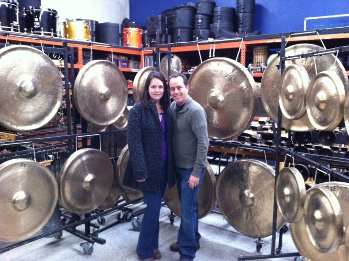 LA Percussion Rentals owners Abby and Dan Savell