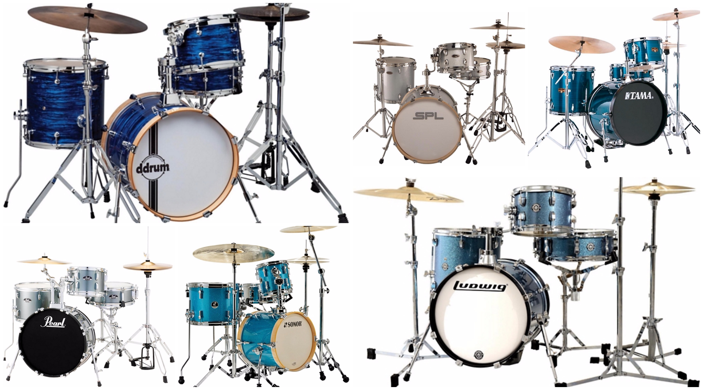seven four piece shell packs for under 400 modern drummer magazine ddrum speakeasy flyer review