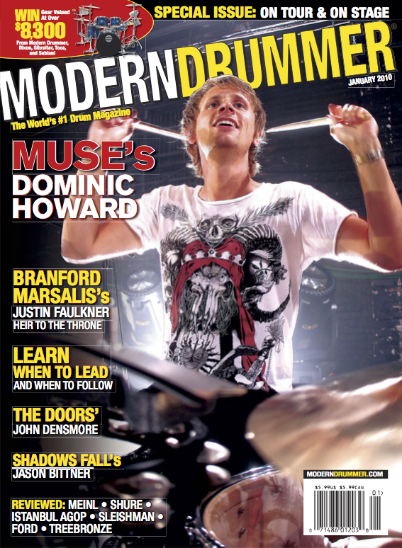 January 2010 Modern Drummer