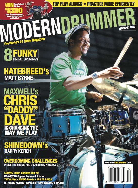 March 2010 Modern Drummer Magazine