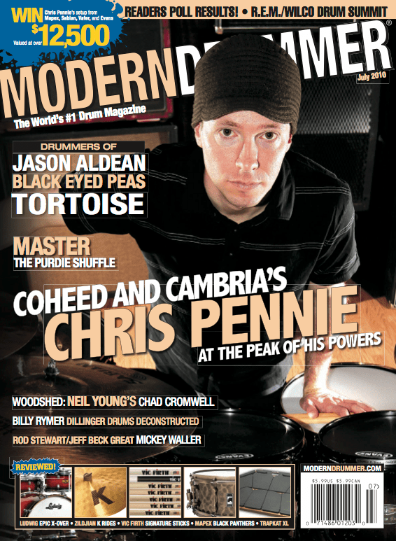 July 2010 Modern Drummer Magazine