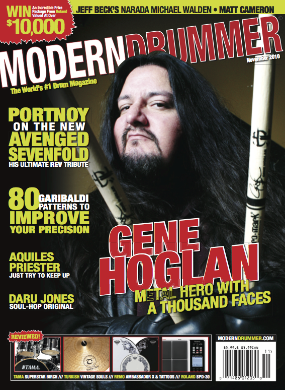 2011 November Modern Drummer Magazine