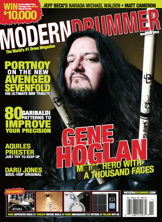 2011 November Modern Drummer Magazine