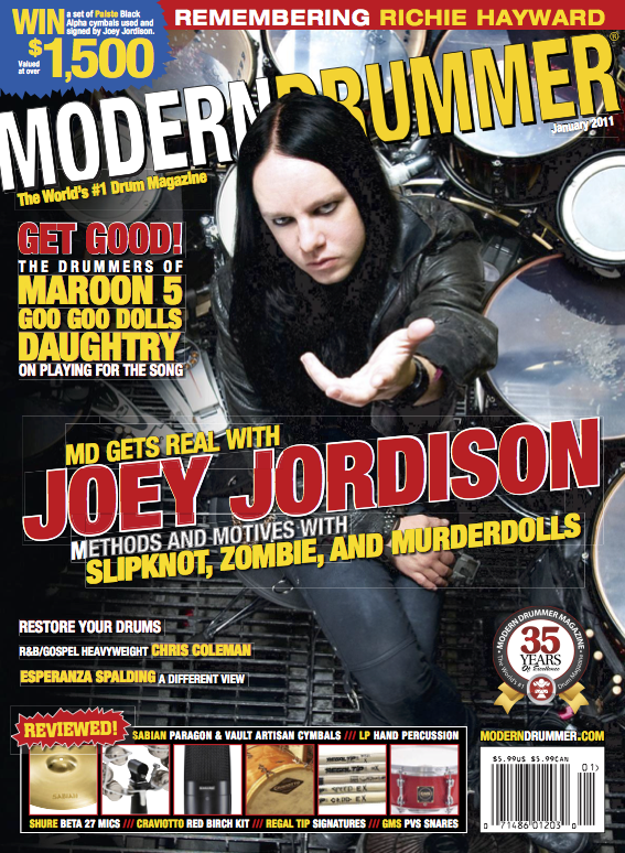 January 2011 Modern Drummer Magazine