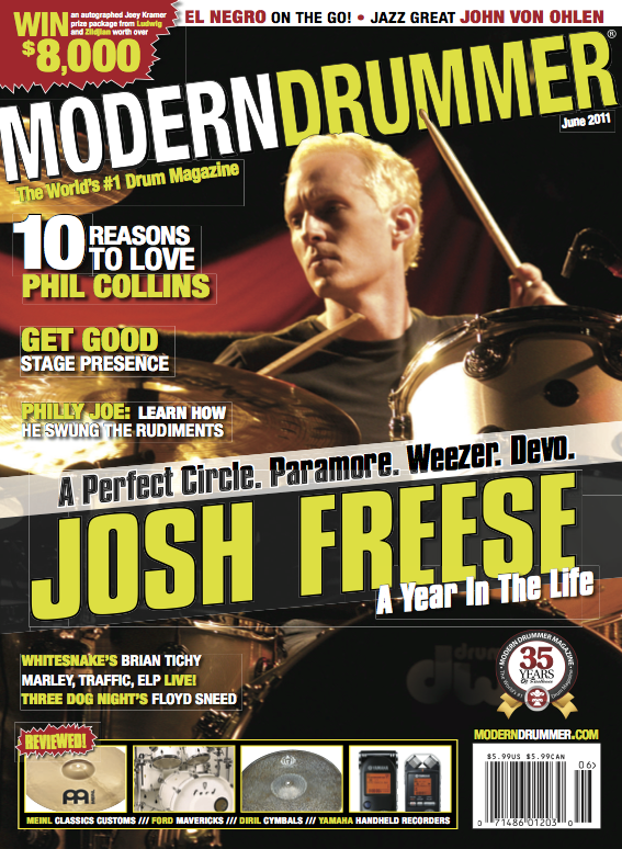 June 2011 Modern Drummer Magazine