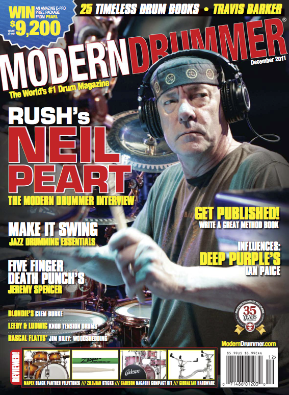 December 2011 Modern Drummer Magazine