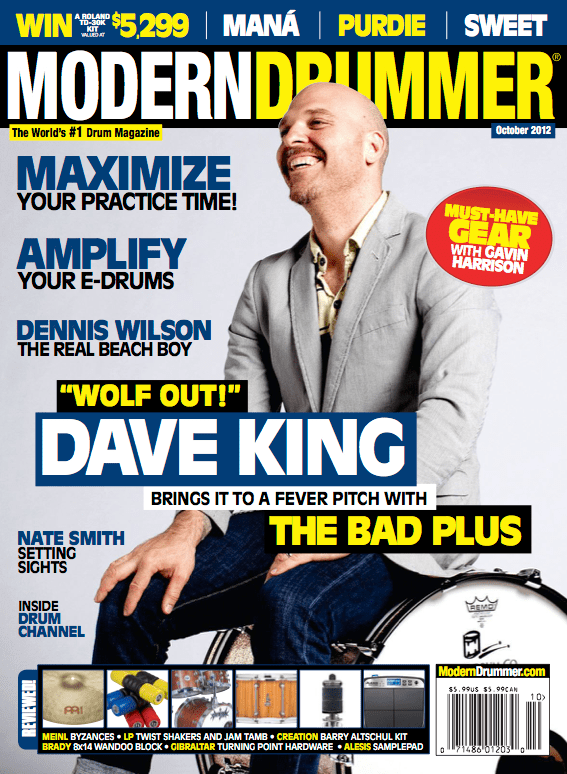 October 2012 Modern Drummer