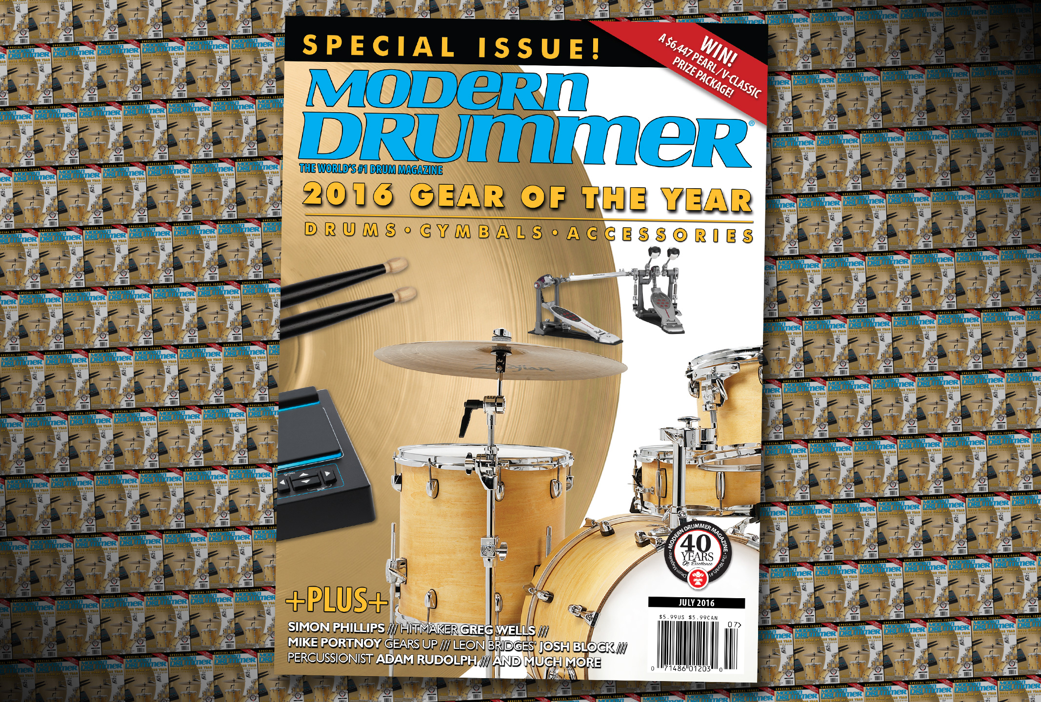 2016 Gear of the Year Issue Modern Drummer magazine