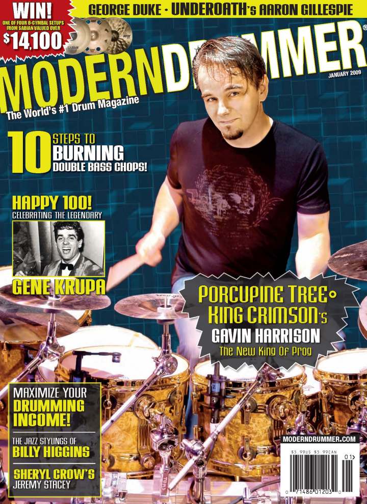 January 2009 Modern Drummer Magazine