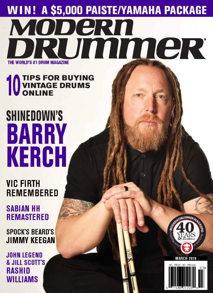 March 2016 Modern Drummer