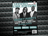 September 2016 Issue of Modern Drummer magazine featuring Snarky Puppy’s Robert “Sput” Searight, Larnell Lewis, and Jason “JT” Thomas