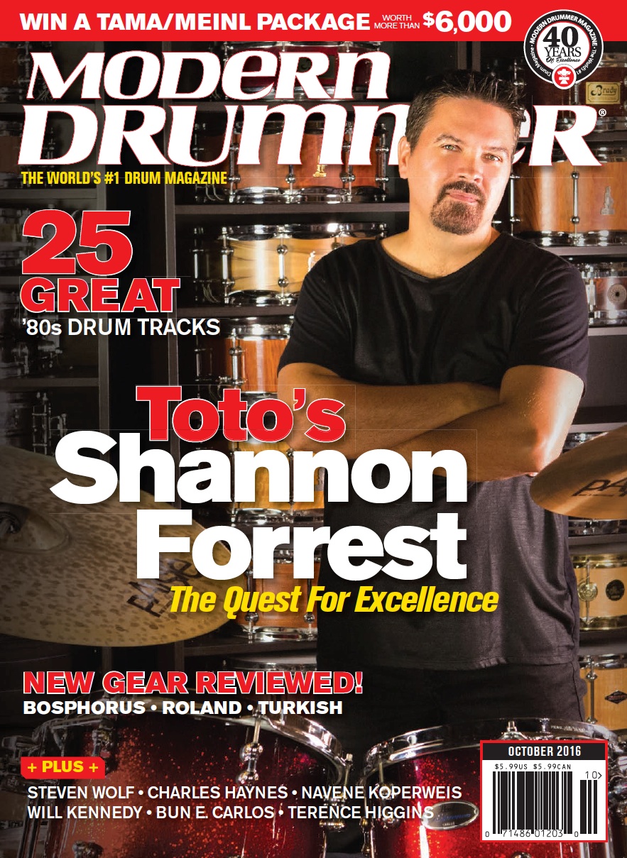 Steven Wolf Modern Drummer Magazine