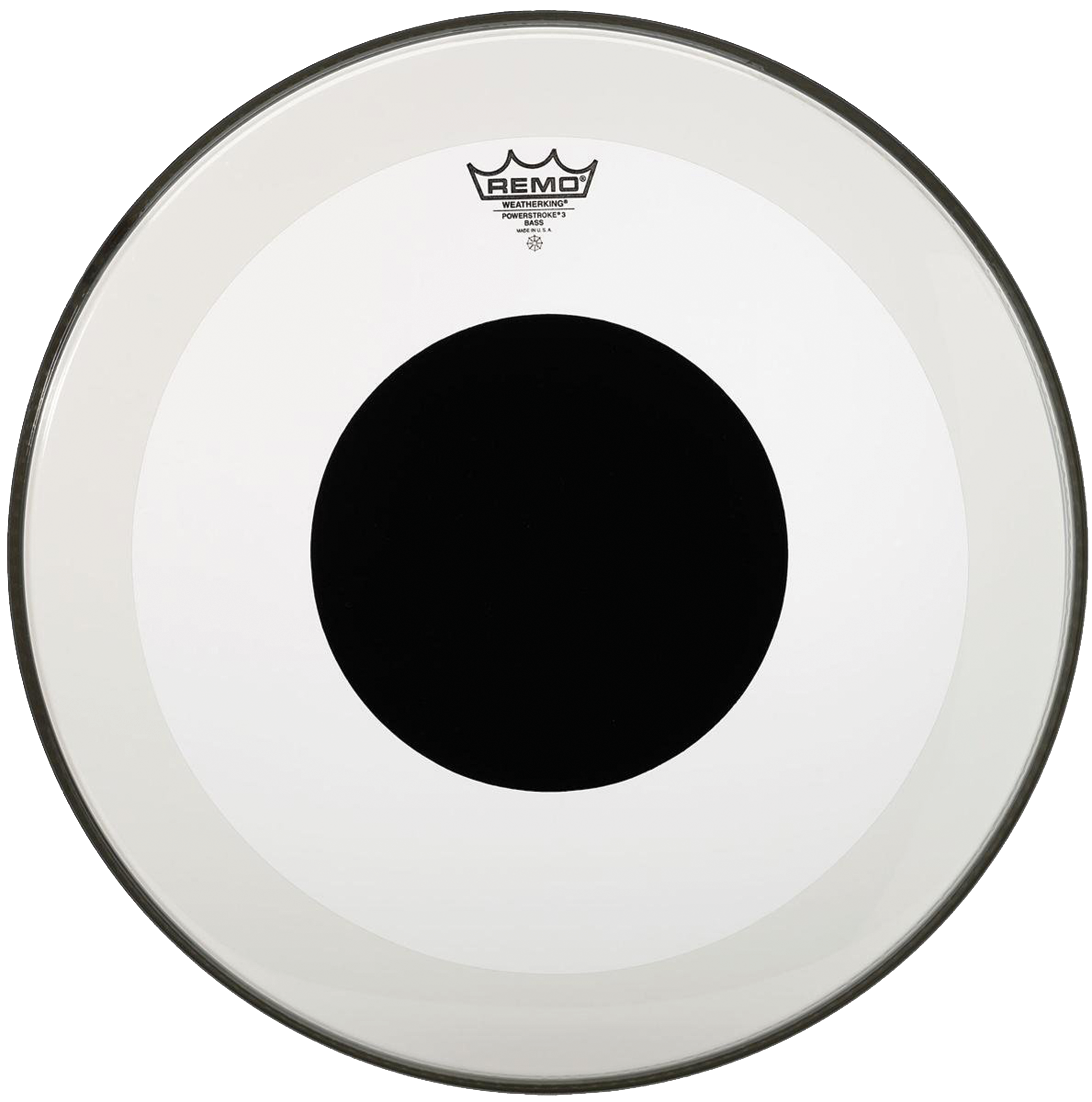 Remo Powerstroke 77 and Powerstroke 3 Black Dot Drumheads Modern