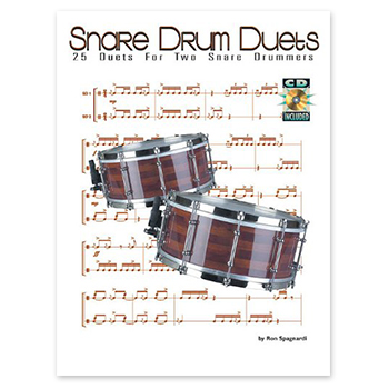 Snare Drum Duets - 25 Duets for Two Snare Drummers (Print Book)