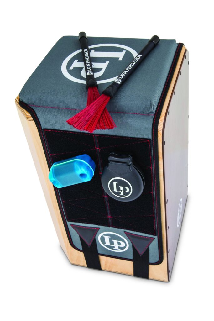 Latin Percussion Americana and Matador Cajons, Cajon Saddle, and Percussion Pack Modern