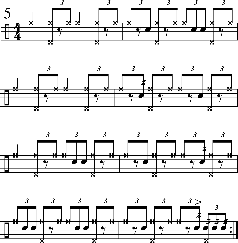 Papa Jo Jones Drum Fill Incorporating a Classic Jazz Lick Modern Drummer Magazine