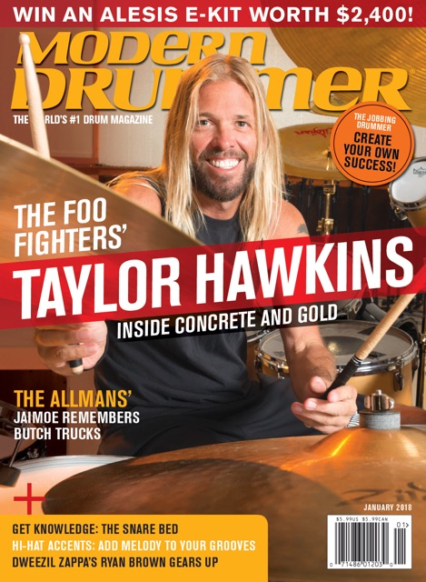 January 2018 Modern Drummer