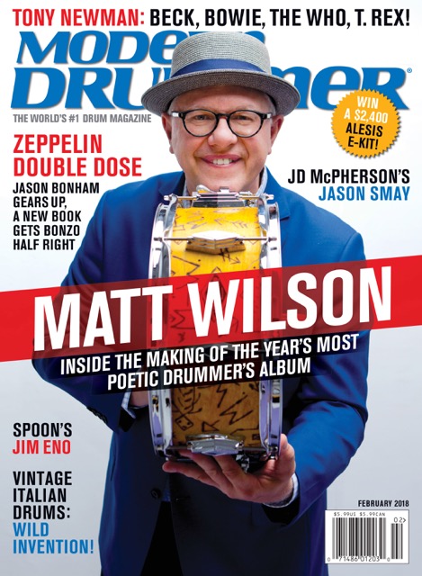 February 2018 Modern Drummer