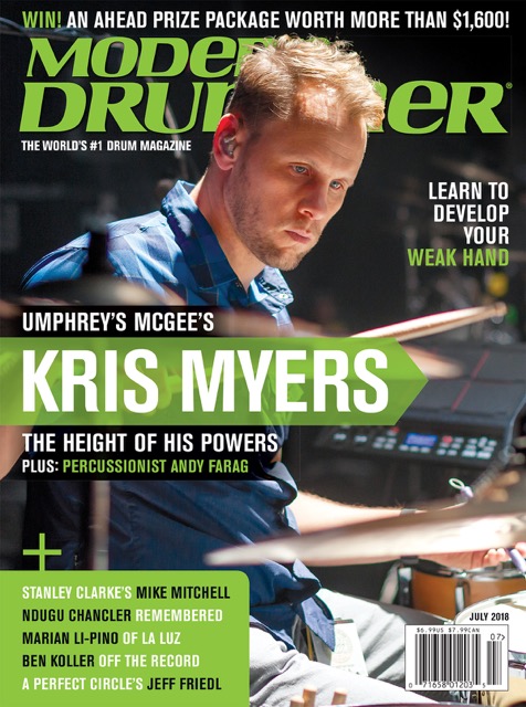 July 2018 Modern Drummer