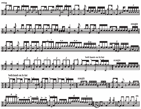 La Villa Strangiato Music Notes 2 of 2