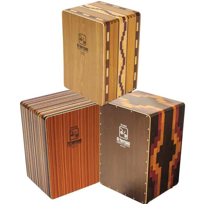 A Tempo SE1, SE2, and Tocador Cajons