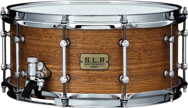Tama S.L.P. Sonic Stainless Steel and Bold Spotted Gum Snares