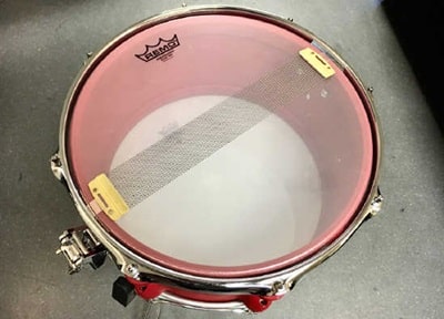 july 2020 top down underside view of assembled drum