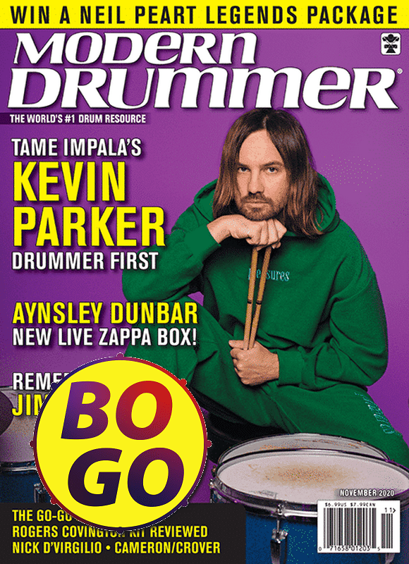 November 2020 Modern Drummer Kevin Parker BOGO