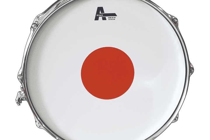 Attack Drumheads – The Baron Red-Dot Batter