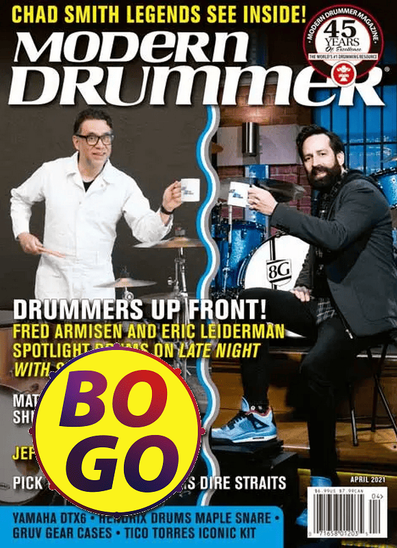 April 2021 Modern Drummer BOGO