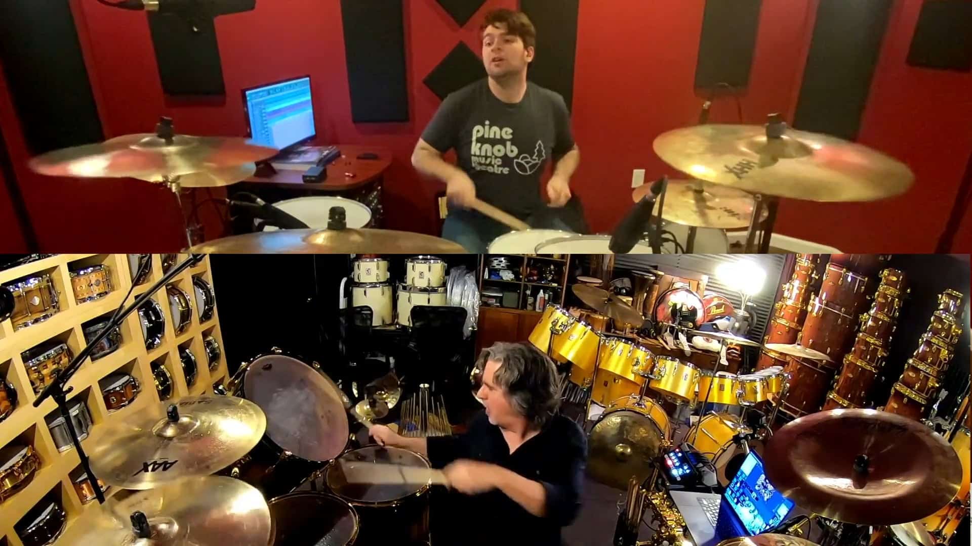 Todd Sucherman AllDrummers Band "Maybe I'm Amazed" Modern Drummer