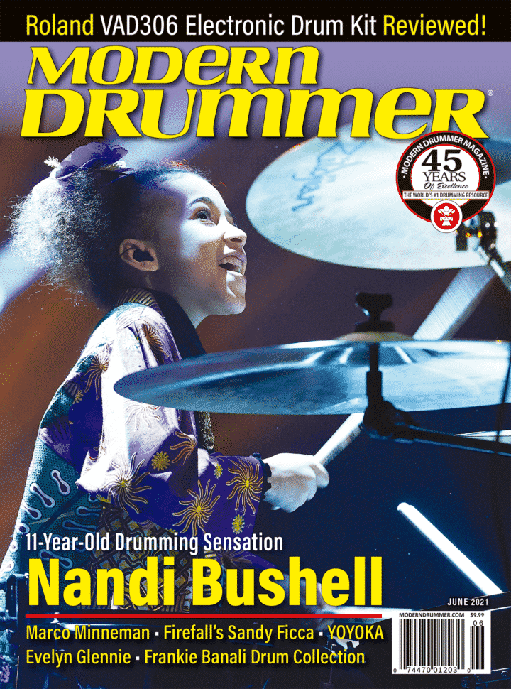 Modern Drummer June 2021 Cover