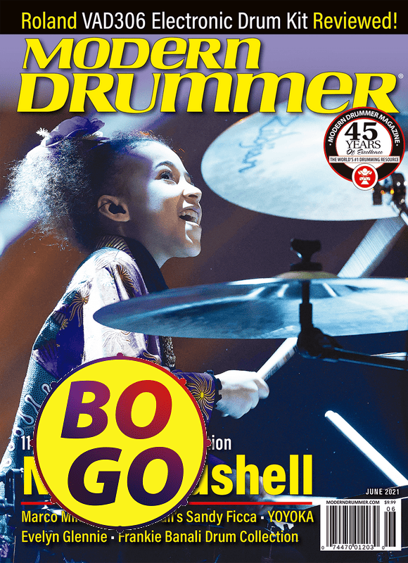 June 2021 Modern Drummer Nandi Bushell BOGO