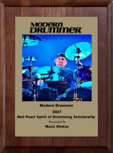 Maxx Rinkus Drummer | Modern Drummer Archive
