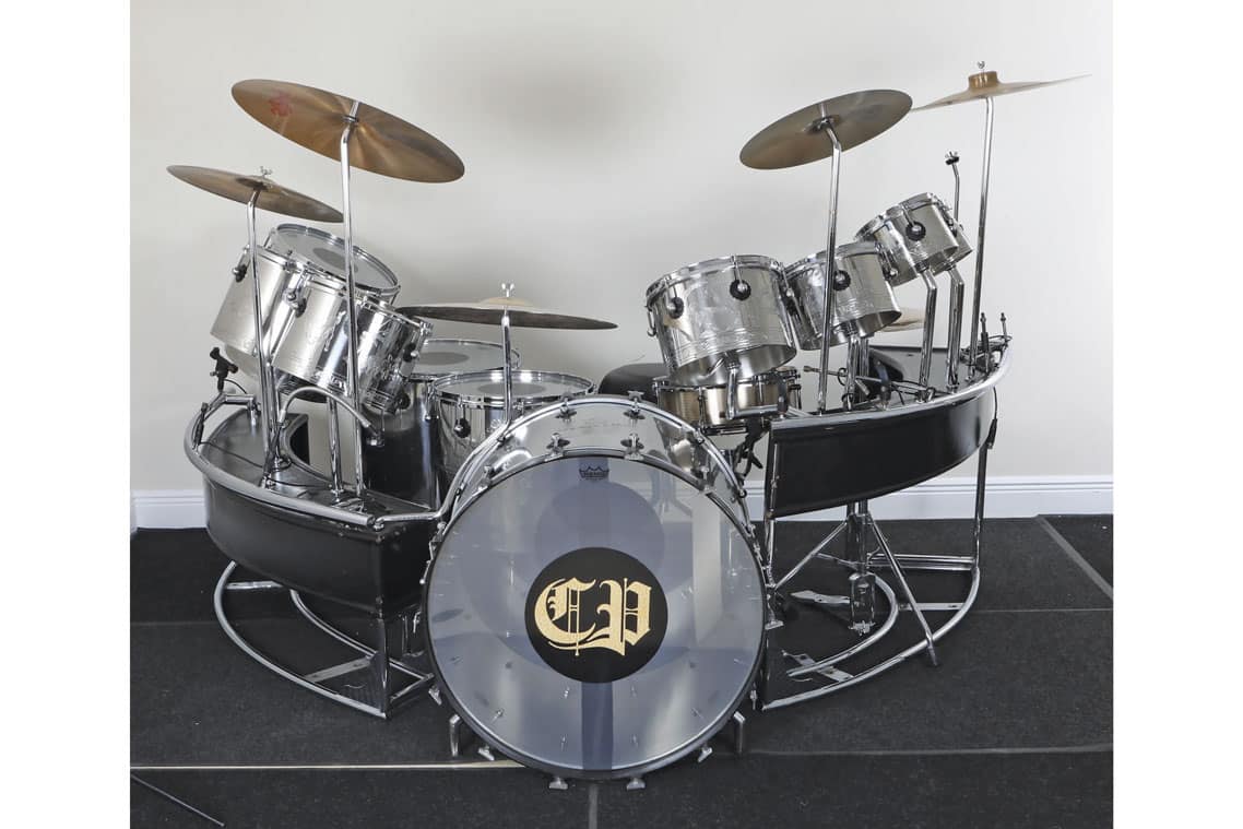 Carl Palmer's 1973 Stainless Steel Kit - Modern Drummer Magazine