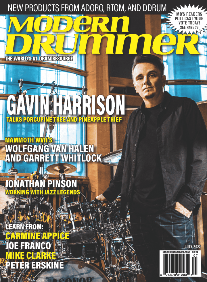 Jul 2022 Modern Drummer Magazine