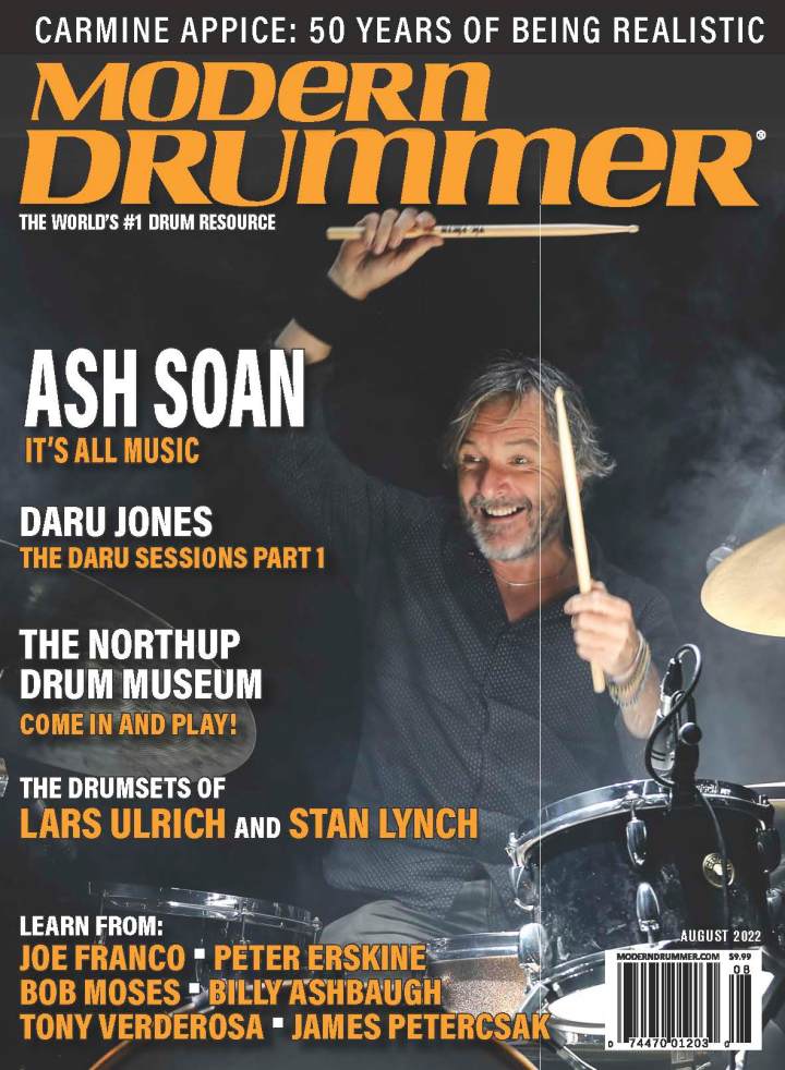 Aug 2022 Modern Drummer Magazine