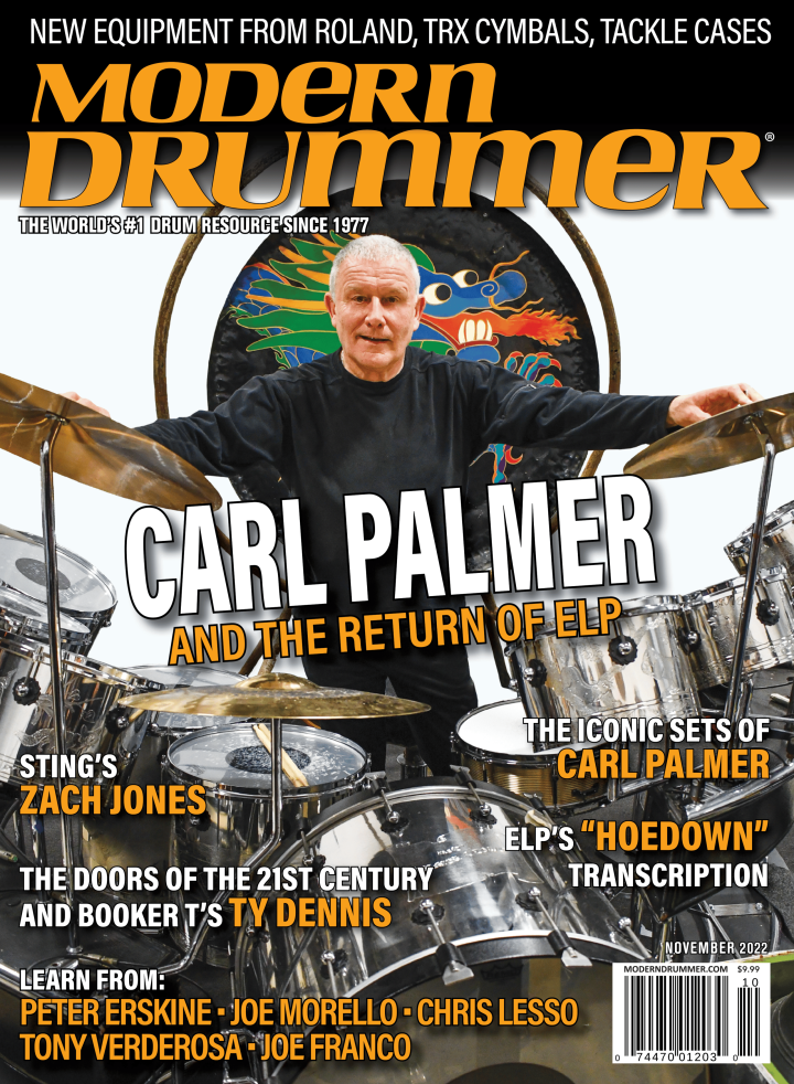 Nov 2022 Modern Drummer Magazine