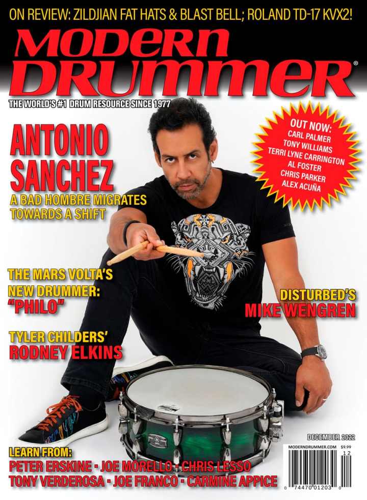 Dec 2022 Modern Drummer Magazine